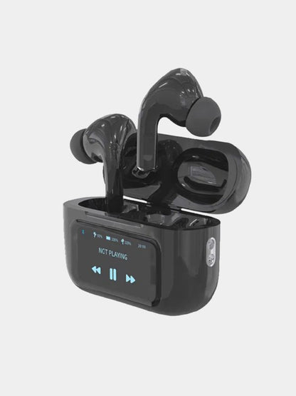 A9 Pro Earbuds Anc/enc Touch Screen Display Noise Reduction Wireless Earbuds For Android & Ios | A9 Pro | A9 Pro Apple Airpods Anc/enc Zhongkelqnxun Touch Control Bt 5.4 Earbuds